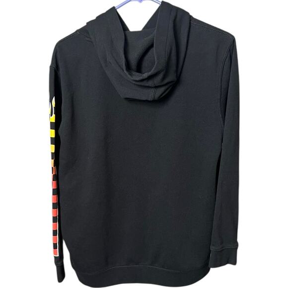 Vans Flame Checkerboard Hoodie Black Sweatshirt - XL - Picture 2 of 9